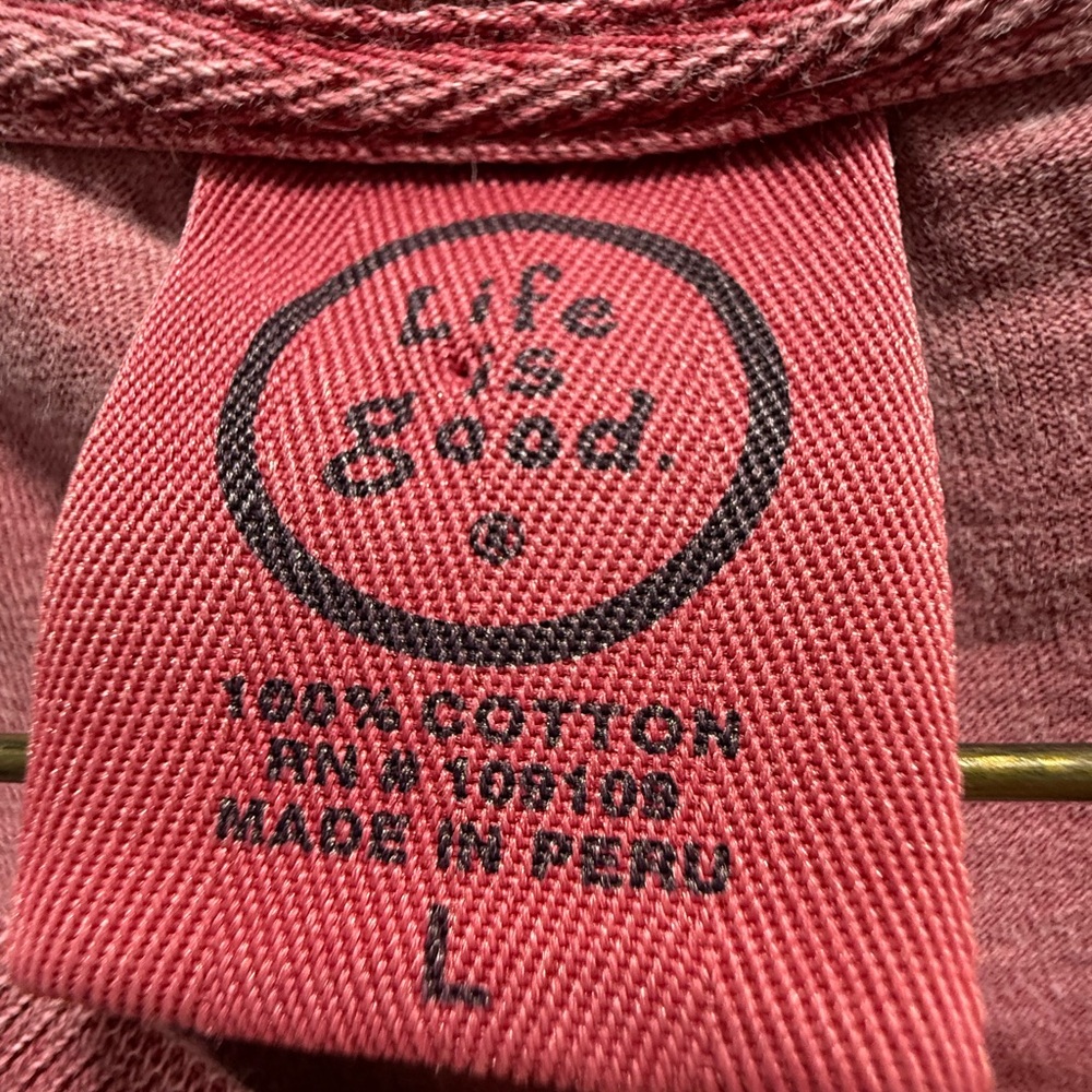 Life Is Good Tees - Red and Orange - for men or women - Picture 4 of 8